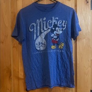 Vintage women’s Mickey Mouse Blue Graphic Tee